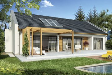  Projekt domu Klaudiusz A (WRD2724) - projekt domu parterowego - Zdjęcie 1