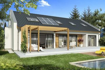  Projekt domu Klaudiusz B (WRD2725) - projekt domu parterowego z poddaszem - Zdjęcie 1