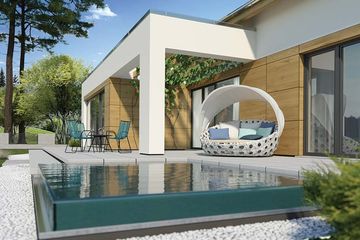  Projekt domu Melania (WRD2727) - projekt domu parterowego z poddaszem - Zdjęcie 2