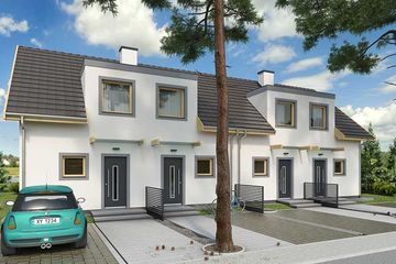  Projekt domu Morski 1 - szereg l+sl+s+ll (WRD2728) - projekt domu parterowego z poddaszem - Zdjęcie 2