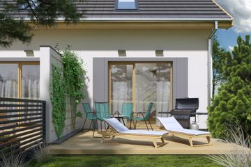  Projekt domu Morski 1 - szereg l+sl+s+ll (WRD2728) - projekt domu parterowego z poddaszem - Zdjęcie 3