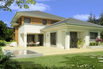  Projekt domu Sewilla Maxi F 3-garaże (WRD2740) - projekt domu z pełnym piętrem - Zdjęcie 1