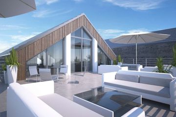  Projekt budynku usługowego Budynek usługowy Jastrząb DCU03 (WOB1683) - projekt budynku parterowego z poddaszem - Zdjęcie 4