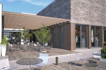  Projekt budynku usługowego Budynek usługowy Jastrząb DCU03 (WOB1683) - projekt budynku parterowego z poddaszem - Zdjęcie 5