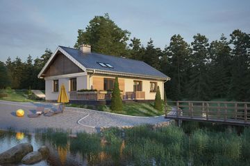  Projekt domu Bolek (1382) (KRD2534) - projekt domu parterowego - Zdjęcie 10