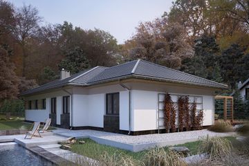  Projekt domu Aurelia Atu (1622) (KRD2769) - projekt domu parterowego - Zdjęcie 3