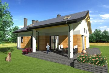  Projekt domu Aliot (BSG1012) - projekt domu parterowego - Zdjęcie 1