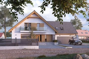  Projekt domu Wolta (BSA2153) - projekt domu parterowego z poddaszem - Zdjęcie 3