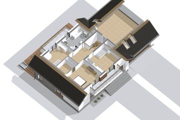  Projekt domu Wolta 2 (BSA2154) - projekt domu parterowego z poddaszem - Zdjęcie 7