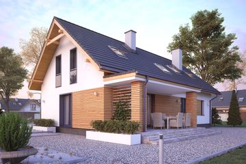  Projekt domu Sekwana (BSA2156) - projekt domu parterowego z poddaszem - Zdjęcie 4