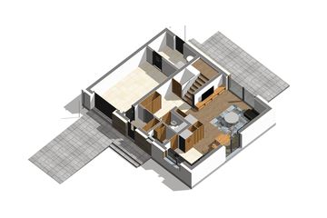  Projekt domu Mirabelka (BSA2158) - projekt domu parterowego z poddaszem - Zdjęcie 5
