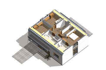  Projekt domu Mirabelka (BSA2158) - projekt domu parterowego z poddaszem - Zdjęcie 6
