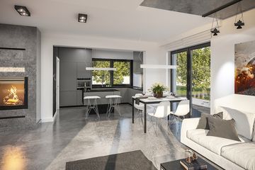  Projekt domu Homer (WOE1122) - projekt domu parterowego z poddaszem - Zdjęcie 7