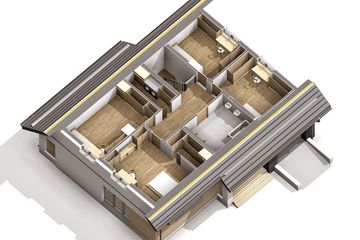  Projekt domu Rio (BSA2160) - projekt domu parterowego z poddaszem - Zdjęcie 8