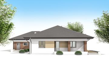 Projekt domu Optima (BSA2163) - projekt domu parterowego - Zdjęcie 3