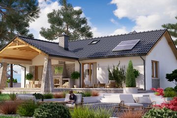  Projekt domu BW-39 wariant 5 (JGC1198) - projekt domu parterowego - Zdjęcie 2