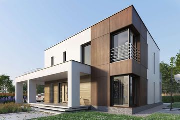  Projekt domu Carrara V DCP332d (WOB1684) - projekt domu z pełnym piętrem - Zdjęcie 3