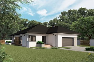  Projekt domu Paros 2G (SKA1066) - projekt domu parterowego - Zdjęcie 1