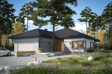  Projekt domu Karen G2 energo (WRC2724) - projekt domu parterowego - Zdjęcie 3