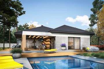  Projekt domu Karen G2 energo (WRC2724) - projekt domu parterowego - Zdjęcie 5