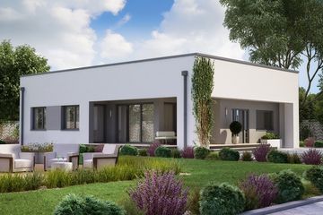  Projekt domu KA1 (PKT1000) - projekt domu parterowego - Zdjęcie 2