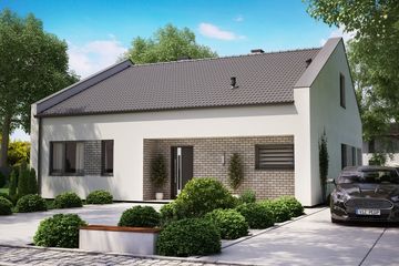  Projekt domu KA47 (PKT1003) - projekt domu parterowego - Zdjęcie 1