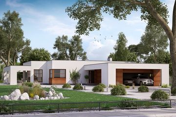  Projekt domu KA29 (PKT1008) - projekt domu parterowego - Zdjęcie 1