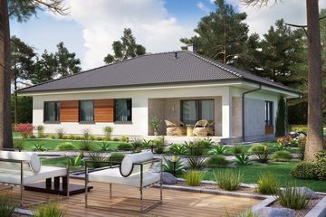  Projekt domu KA17 (PKT1014) - projekt domu parterowego - Zdjęcie 2