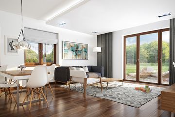  Projekt domu Daktyl (WOF1023) - projekt domu parterowego - Zdjęcie 5