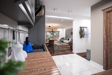  Projekt domu Ares paliwo stałe (WOE1025) - projekt domu parterowego z poddaszem - Zdjęcie 9