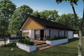  Projekt domu Sumatra 2G (SKA1067) - projekt domu parterowego - Zdjęcie 1