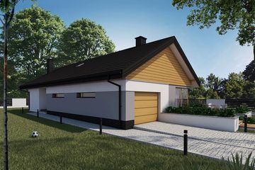  Projekt domu Sumatra 2G (SKA1067) - projekt domu parterowego - Zdjęcie 2