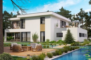  Projekt domu KA20 (PKT1029) - projekt domu z pełnym piętrem - Zdjęcie 3