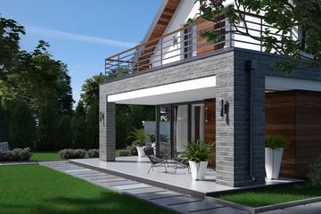  Projekt domu Fiodor G2 (LBA1005) - projekt domu parterowego z poddaszem - Zdjęcie 7