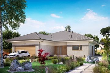  Projekt domu KA50 (PKT1051) - projekt domu parterowego - Zdjęcie 1