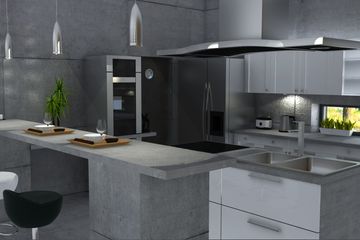  Projekt domu Alfa z garażem 2-st. [A] (WRF1384) - projekt domu parterowego - Zdjęcie 6