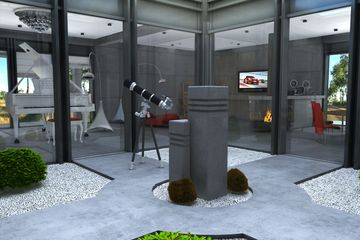  Projekt domu Alfa z garażem 2-st. [A] (WRF1384) - projekt domu parterowego - Zdjęcie 8