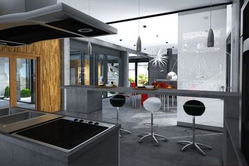  Projekt domu Alfa z garażem 2-st. [A] (WRF1384) - projekt domu parterowego - Zdjęcie 10