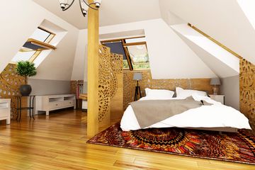  Projekt domu Dzierlatka IV z garażem 2-st. [A] (WRF1067) - projekt domu parterowego z poddaszem - Zdjęcie 8