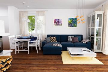  Projekt domu Gajówka bez garażu bliźniak [B-BL1] (WRF1845) - projekt domu parterowego z poddaszem - Zdjęcie 5