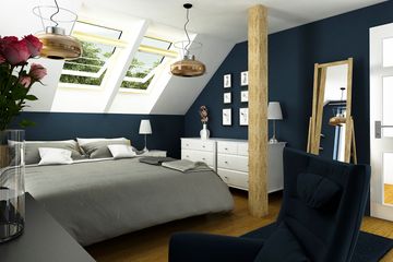  Projekt domu Gajówka bez garażu bliźniak [B-BL1] (WRF1845) - projekt domu parterowego z poddaszem - Zdjęcie 9