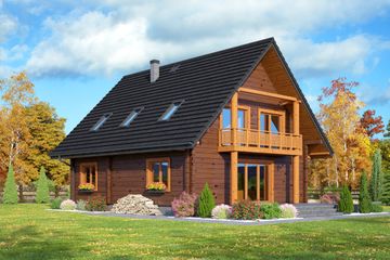  Projekt domu Sarnowo dw1 (KRP2200) - projekt domu parterowego z poddaszem - Zdjęcie 2