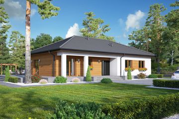  Projekt domu Antenowo+senior (KRP2210) - projekt domu parterowego - Zdjęcie 1