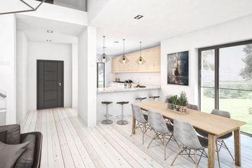  Projekt domu Intrygujący D32 (WWB1030) - projekt domu z pełnym piętrem - Zdjęcie 5