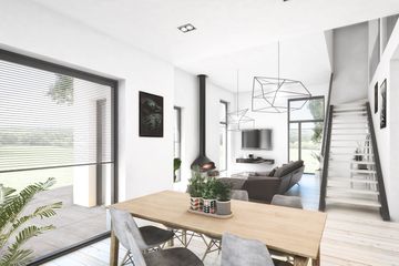  Projekt domu Intrygujący D32 (WWB1030) - projekt domu z pełnym piętrem - Zdjęcie 6