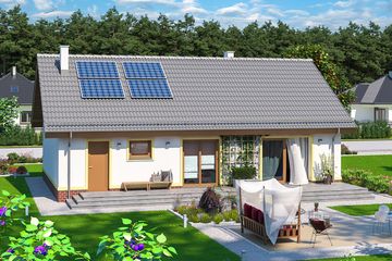  Projekt domu Tamina (WOE1066) - projekt domu parterowego - Zdjęcie 4