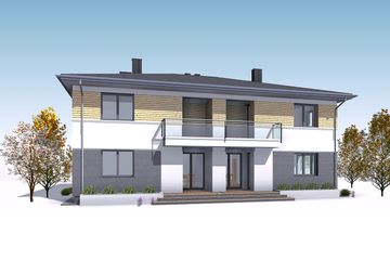  Projekt domu Oliwkowy (BSA2172) - projekt domu z pełnym piętrem - Zdjęcie 8