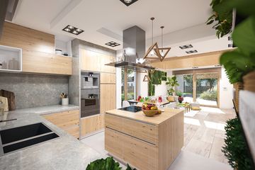  Projekt domu Tryton 3 (WOE1123) - projekt domu parterowego - Zdjęcie 11