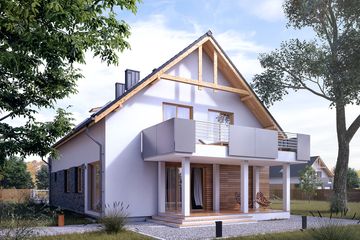  Projekt domu Amarylis 7 (BSA2173) - projekt domu parterowego z poddaszem - Zdjęcie 3