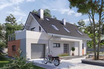  Projekt domu Olaf (1625) (KRD2774) - projekt domu parterowego z poddaszem - Zdjęcie 6